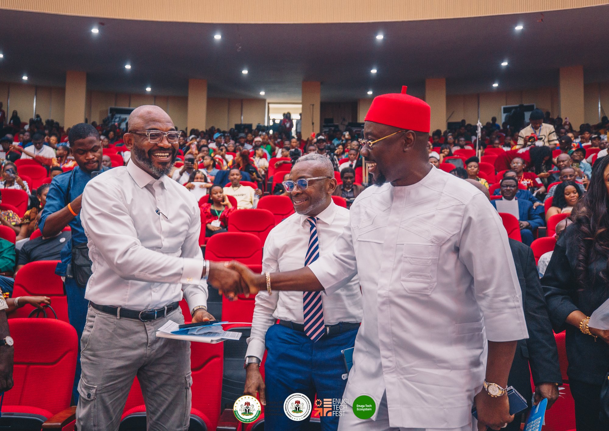 Obi cubana at the enugu Tech fest